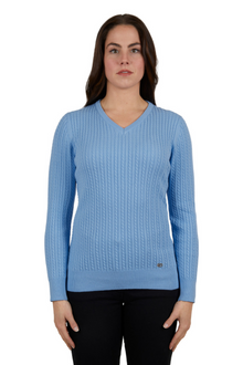  THOMAS COOK CABLE KNIT JUMPER