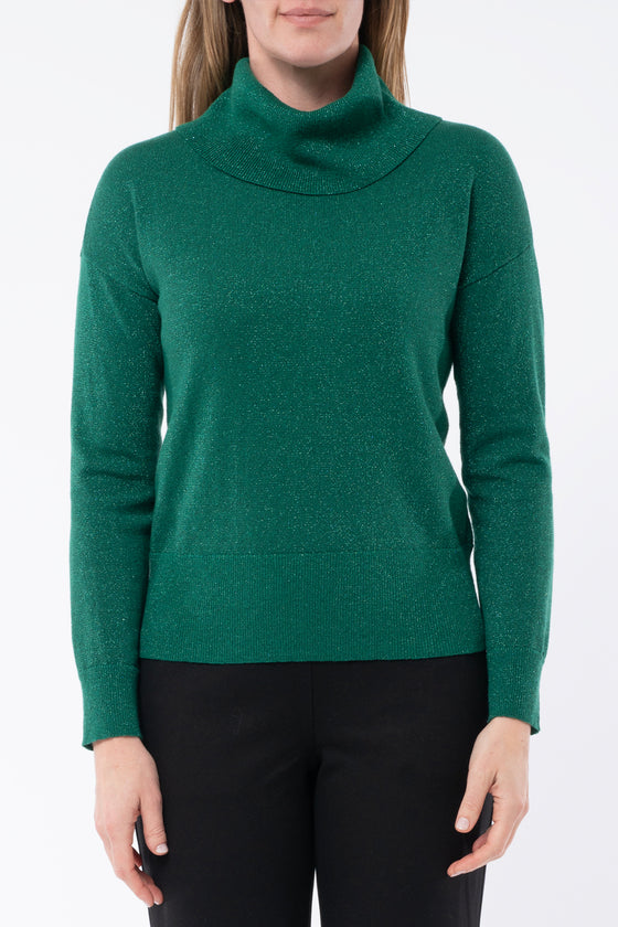JUMP COWL NECK PULLOVER