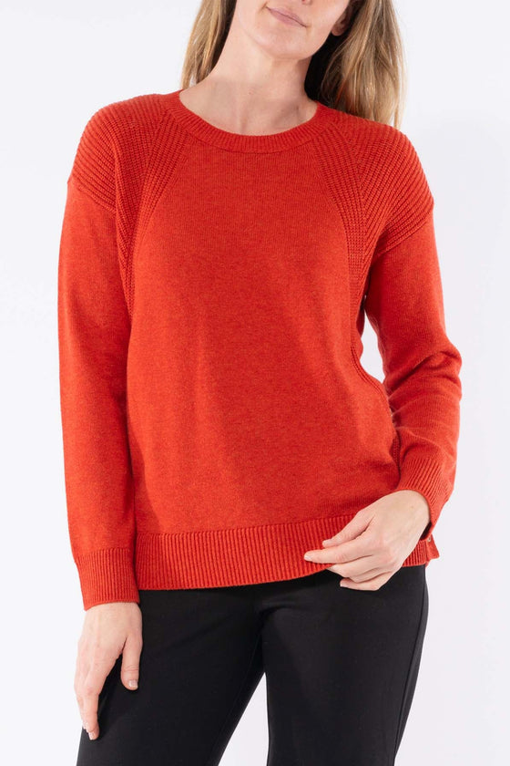 JUMP SIDE BUTTON PULLOVER